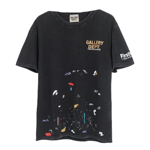 Футболка Gallery Dept Firsthand Inscription "Black"