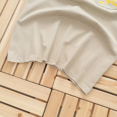 Футболка Gallery Dept Yellow Skull And Bones "Beige" фото № 7