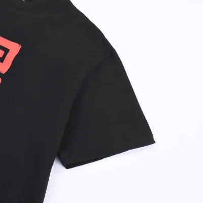 Футболка Givenchy Big Red Logo "Black" фото № 2