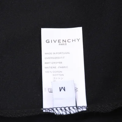 Футболка Givenchy Big Red Logo "Black" фото № 8
