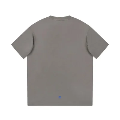 Футболка Givenchy With Blue Text Logo "Gray/Brown" фото № 5