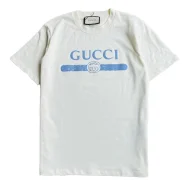 Футболка Gucci Blue Stripe "White"