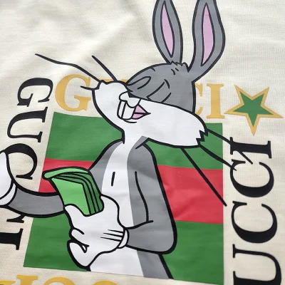 Футболка Gucci Rich Rabbit "White" фото № 4
