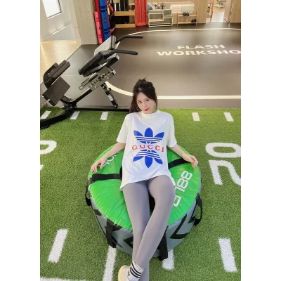 Футболка Gucci X Adidas Reflection "White" фото № 2