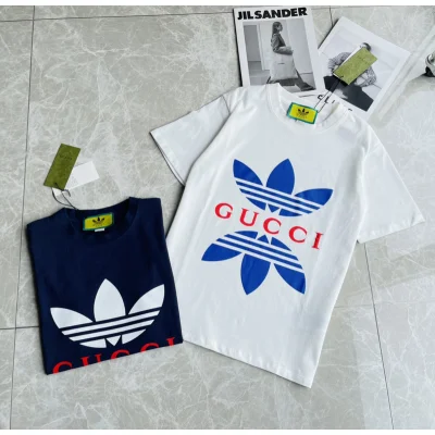 Футболка Gucci X Adidas Reflection "White" фото № 7