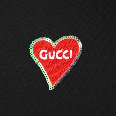Футболка Gucci Logo In The Heart "Black" фото № 6 Футболка Gucci Logo In The Heart "Black" фото № 6