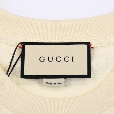 Футболка Gucci Beautiful Rabbit - Love "Beige" фото № 7