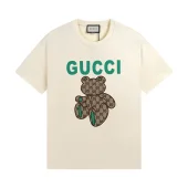 Футболка Gucci With A Teddy Bear Pattern "Beige"