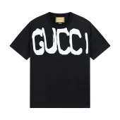 Футболка Gucci X Balenciaga With A Print Of Two Logos "Black"