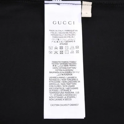 Футболка Gucci With An Animalistic Hare Print "Black" фото № 5