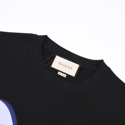 Футболка Gucci With An Animalistic Hare Print "Black" фото № 6