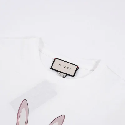 Футболка Gucci The Happiness Of Hare "White" фото № 8