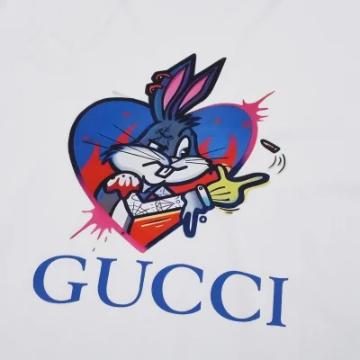 Футболка Gucci Pirate Rabbit "White" фото № 6