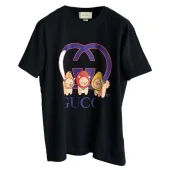 Футболка Gucci Animals With Fruit Print "Black"
