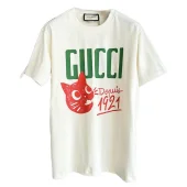 Футболка Gucci X Balenciaga Red Cat Head "White"