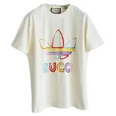 Футболка Gucci X Adidas With Motley Logo "Cream"