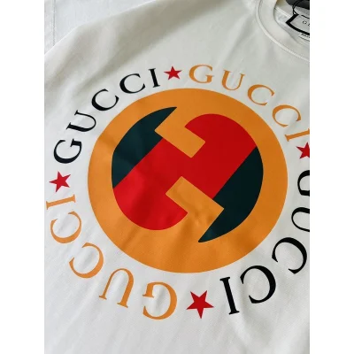 Футболка Gucci With Bright Round Logo "White" фото № 4 Футболка Gucci With Bright Round Logo "White" фото № 4