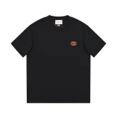 Футболка Gucci With Green Text Logo On The Back "Black"