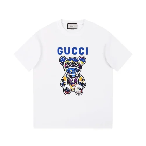 Футболка Gucci Colorful Bear "White"