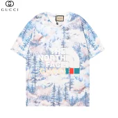 Футболка Gucci X The North Face Big Logo "White/Blue"