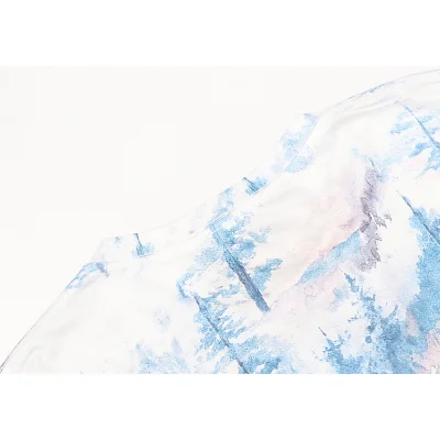 Футболка Gucci X The North Face Big Logo "White/Blue" фото № 4