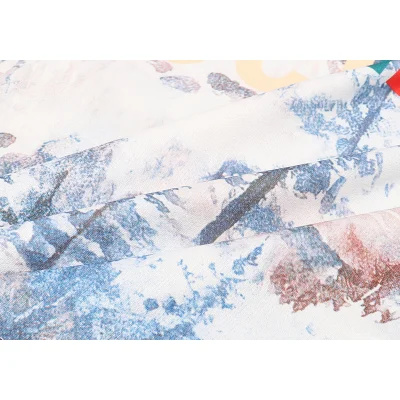 Футболка Gucci X The North Face Big Logo "White/Blue" фото № 6