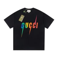 Футболка Gucci Gucci Colorful Print "Black"