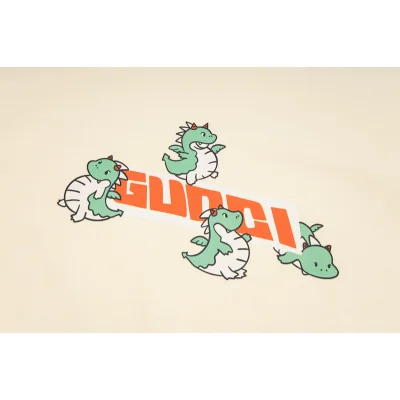 Футболка Gucci Green Dragons "Beige" фото № 3 Футболка Gucci Green Dragons "Beige" фото № 3