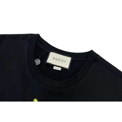 Футболка Gucci Pea Print "Black" фото № 6