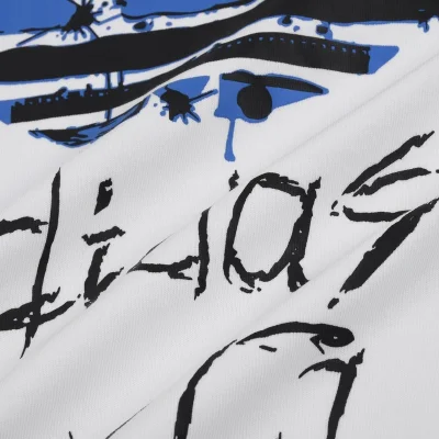 Футболка Gucci X Adidas Logo In The Center "White" фото № 3