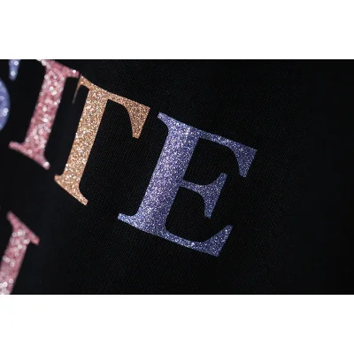 Футболка Gucci Exquisite Shining Inscription "Black" фото № 8