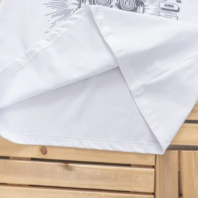 Футболка Hellstar Man In Headphones "White" фото № 4