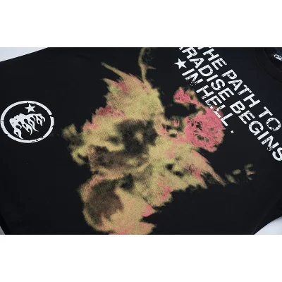 Футболка Hellstar Front Inscription The Path To Paradise Begins In Hell "Black" фото № 3