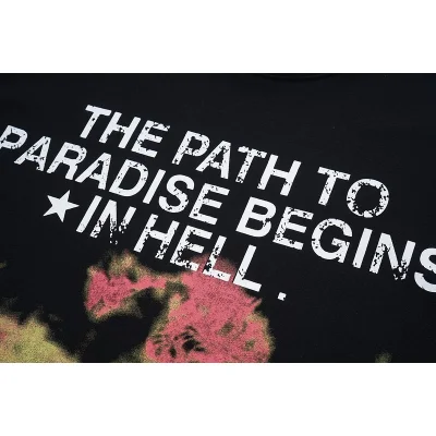 Футболка Hellstar Front Inscription The Path To Paradise Begins In Hell "Black" фото № 5