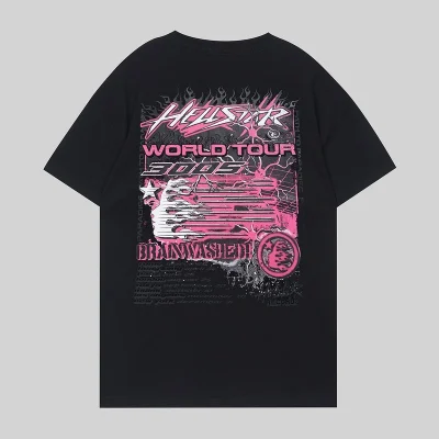Футболка Hellstar Front Inscription The Future Is Hellstar "Black" фото № 2