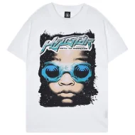 Футболка Hellstar Men With Sunglasses "White"