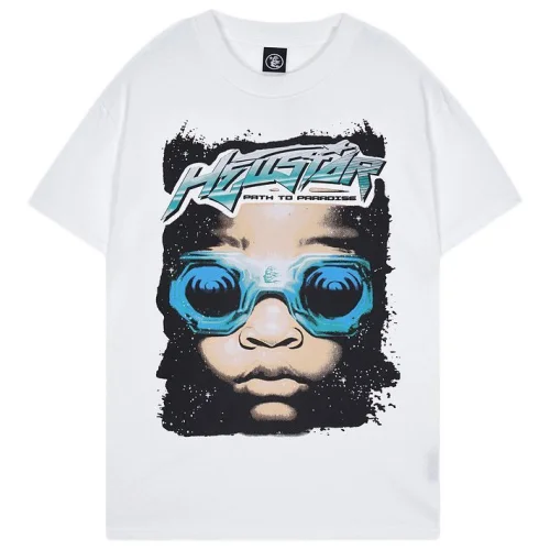 Футболка Hellstar Men With Sunglasses "White"