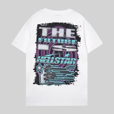 Футболка Hellstar Men With Sunglasses "White" фото № 2