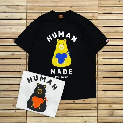 Футболка Human Made Grizzly "Black" фото № 3