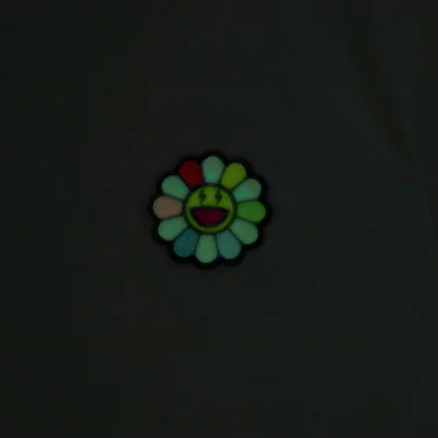 Футболка JBalvin Multicolor Small Flower Front "White" фото № 7