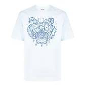 Футболка KENZO Tiger "Grey/Blue"