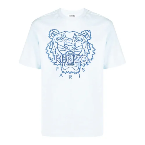 Футболка KENZO Tiger "Grey/Blue"