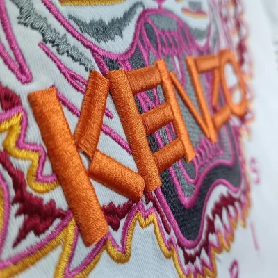 Футболка Kenzo With Pink Tiger Head Embroidery "White" фото № 5 Футболка Kenzo With Pink Tiger Head Embroidery "White" фото № 5
