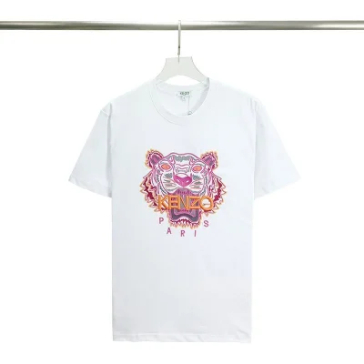 Футболка Kenzo With Pink Tiger Head Embroidery "White" фото № 9 Футболка Kenzo With Pink Tiger Head Embroidery "White" фото № 9