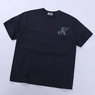 Футболка Kith Floral K "Black" фото № 2
