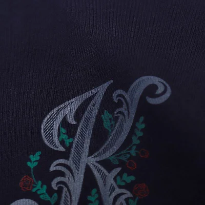 Футболка Kith Floral K "Black" фото № 4
