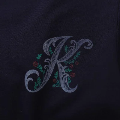 Футболка Kith Floral K "Black" фото № 3