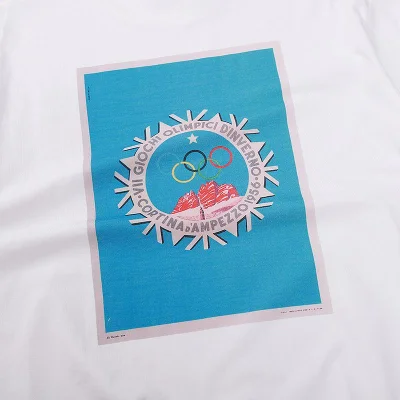 Футболка Kith Cortina 1956 Olympics "White" фото № 6