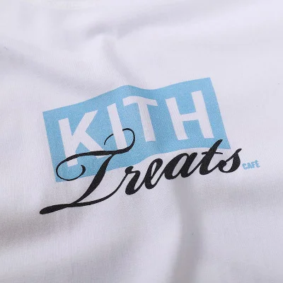 Футболка Kith Logo Treats Blue "White" фото № 7