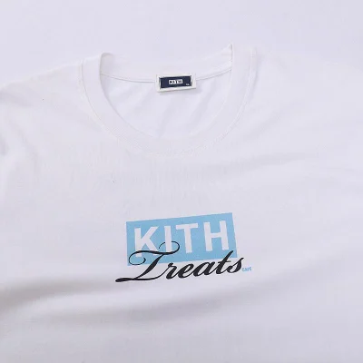 Футболка Kith Logo Treats Blue "White" фото № 3